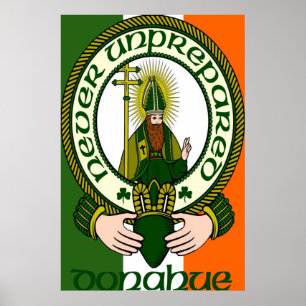 Impressão do poster da divisa do clã de Donahue