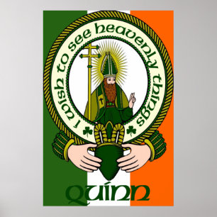 Impressão do poster da divisa do clã de Quinn