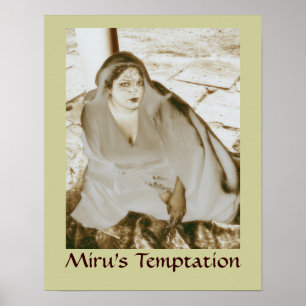 Impressão do poster da tentação de Miru