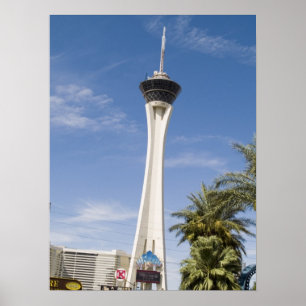 Impressão do poster da torre de Las Vegas da
