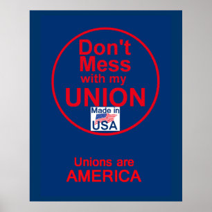 Impressão do POSTER da UNIÃO de AFL
