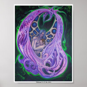 Impressão do poster de "Albtraum" A.S. Koi