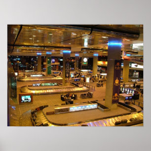 Impressão do poster de Las Vegas do aeroporto de