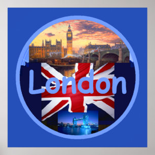 Impressão do POSTER de LONDRES