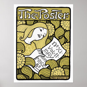 Impressão do poster de Nouveau da arte: "O poster