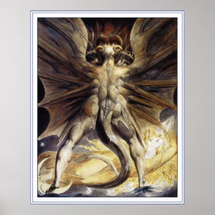 Impressão do poster de William Blake: Grande