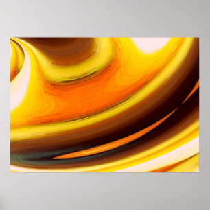 Impressão do poster do abstrato da pintura do
