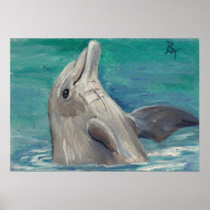 Impressão do poster do aceo do golfinho