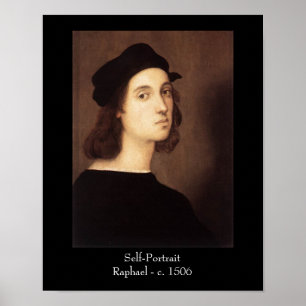 Impressão do poster do Auto-Retrato de Raphael