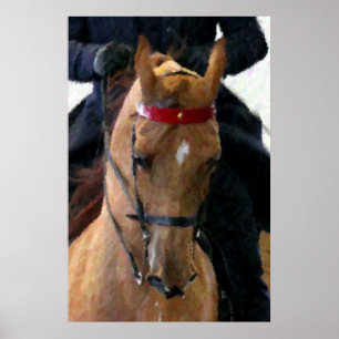 Impressão do poster do cavalo de Saddlebred do