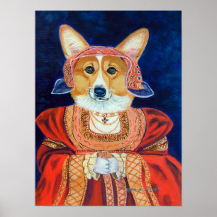 Impressão do poster do Corgi de Galês do Pembrok