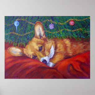 IMPRESSÃO do poster do Corgi de Galês do Pembrok