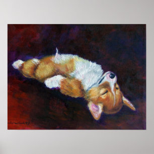 Impressão do poster do Corgi de Galês do Pembrok