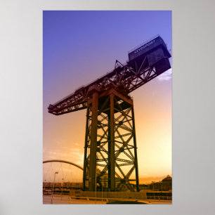 Impressão do poster do guindaste de Finnieston