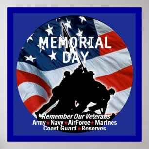 Impressão do POSTER do MEMORIAL DAY