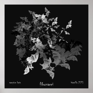 Impressão do poster dos bastões de Fibonacci