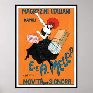 Impressão do poster por Cappiello - Magazzini