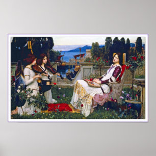 Impressão do poster:  Santo Cecilia - Waterhouse
