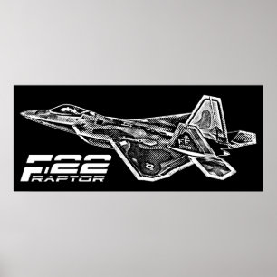 Impressão do RAPTOR F-22