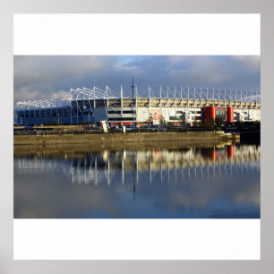 Impressão do Riverside Stadium de Middlesbrough