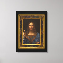 Impressão do Salvator Mundi 1500 Leonardo da Vinci