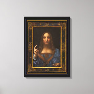 Impressão do Salvator Mundi 1500 Leonardo da Vinci