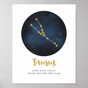 Impressão do sinal da estrela do Taurus