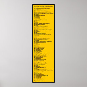 Impressão do sistema de classificação universal