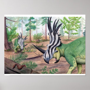 Impressão do Styracosaurus