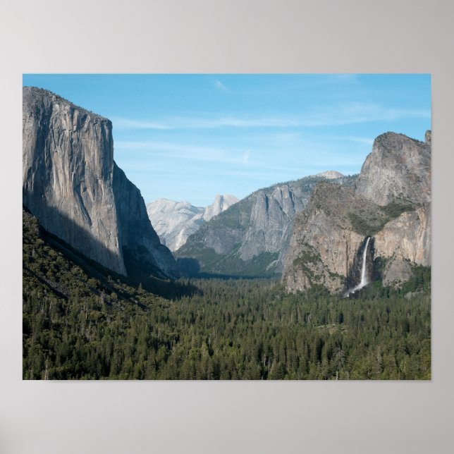 Impressão do Vale de Yosemite, papel de pôster (se (Frente)