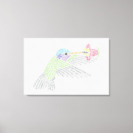 Impressão do World Word Hummingbird