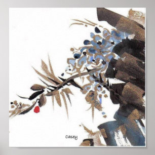 Impressão doce da arte do espinho