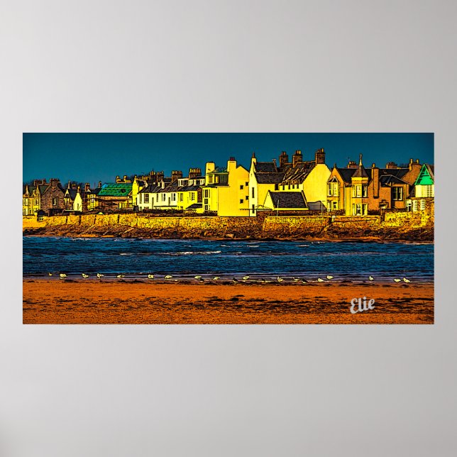 Impressão dos artistas: Elie Fife Scotland (Frente)