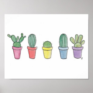Impressão dos cactos