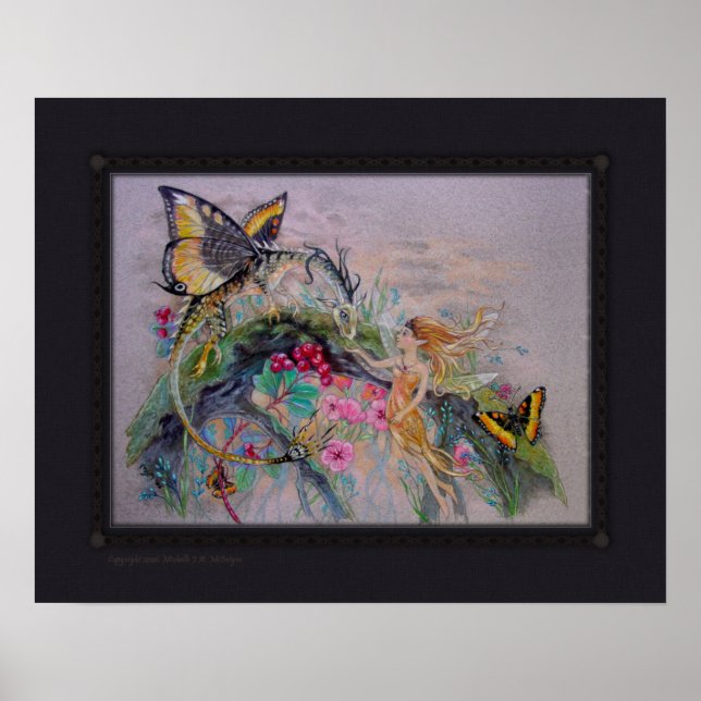 Impressão - Dragão e Fada (Frente)