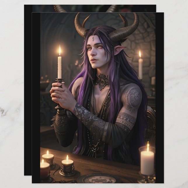 Impressão duplo Mágico de Velas (Frente/Verso)