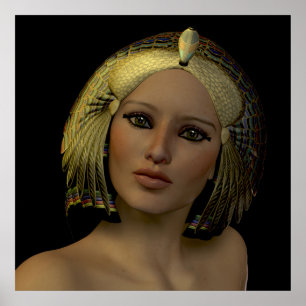 Impressão Egípcia Mulher 01