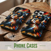 Impressão em Acrílico do Cão Cavalier King Charles