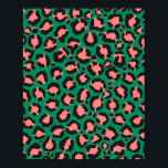 Impressão em animais de leopardo preto rosa-rosa m<br><div class="desc">Este padrão moderno e moderno é perfeito para a na moda. Ele apresenta uma impressão de coral rosa, preto e verde-forte e safari. É elegante, legal, artística e única. ***NOTA DE DESIGN IMPORTANTE: Para qualquer solicitação de design personalizada, como solicitações de correspondência de produtos, alterações de cor, mudanças de posicionamento...</div>