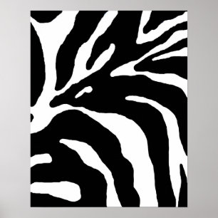 Impressão em Animais de Stripe Zebra