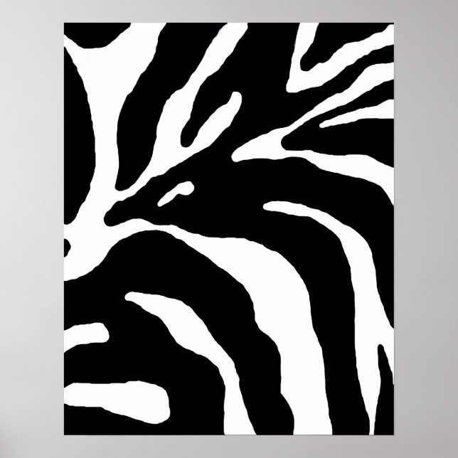 Impressão em Animais de Stripe Zebra (Frente)