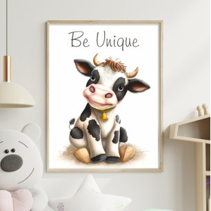 Impressão em animais de vacas brancas
