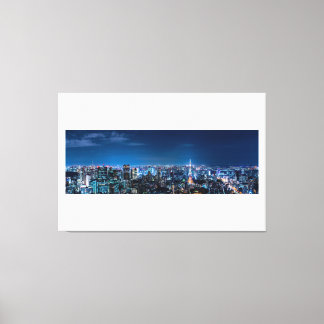 IMPRESSÃO EM TELA 東京の夜景