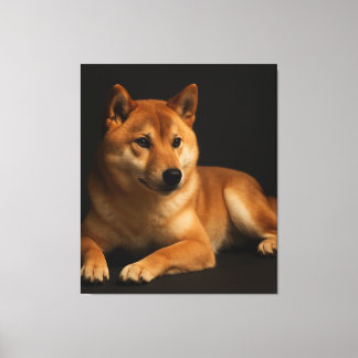 Impressão Em Tela 柴犬ポートレート – Shiba Inu Art