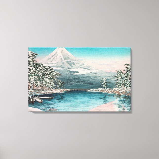 Impressão Em Tela 浮世絵キャンバス ukiyoe 高橋松亭 「田子の浦」 (Frente)