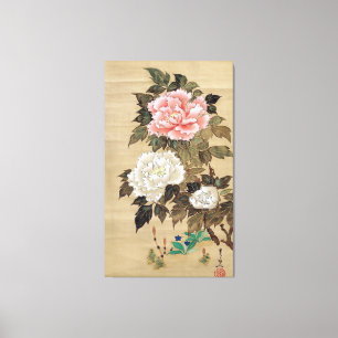 Impressão Em Tela 牡丹, peônia do 其一, Kiitsu, arte de Japão