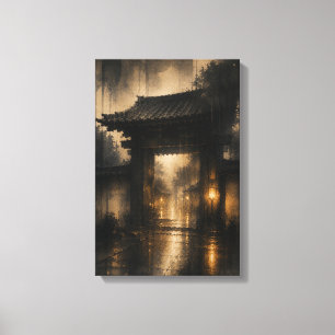 Impressão Em Tela 羅生門・雨の門 — KŌAN (Retrato)