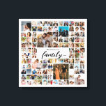 Impressão Em Tela 100 Photo Collage Custom Family Pictures<br><div class="desc">Turn your favorite photos into a stunning piece of wall art. This custom photo collage poster is the perfect way to tell your story, capturing a lifetime of memories in one beautiful display. With 100% personalization, you can easily upload your own photos and customize the text, fonts, and colors to...</div>