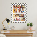Impressão Em Tela 10 Foto Moderna Groovy Daisy Flower Nome do Na mod<br><div class="desc">10 Foto Moderna Groovy Daisy Flower Na moda Name Canvas Art apresenta dez das suas fotografias favoritas para uma fácil e rápida colagem de fotografias. Personalize com o seu nome e rodeado de uma flor margarida retrô e padrão de prancha de xadrez. Faz um presente perfeito para o Natal, aniversários,...</div>