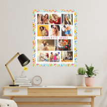 10 Photo Modern Trendy Floral Na moda Name